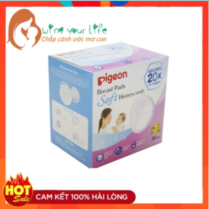 💁💁Miếng Lót Thấm Sữa Pigeon 3D Siêu Mềm ✔