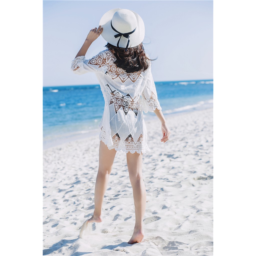 Áo lưới đi biển, đi chơi thời trang_AL05