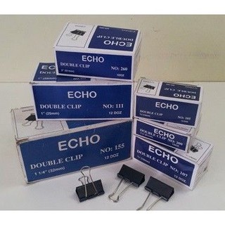 [BÁNLỖ]Kẹp Bướm ECHO Nhiều Kích Cỡ (Hộp 12 Kẹp)