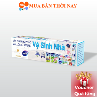 Bộ sản phẩm VỆ SINH NHÀ - sản phẩm hợp tác Malloca - MyJae