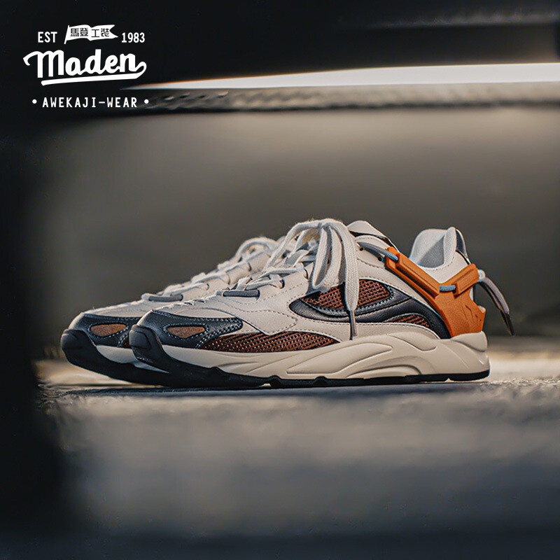Giày thể thao MADEN phong cách retro dễ phối thời trang mùa xuân 2022 dành cho nam