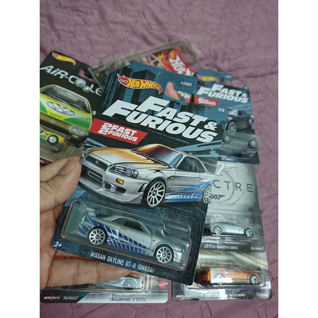 Xe Hotwheels Nissan Skyline GT-R (BNR34) (Fast & Furious Series)