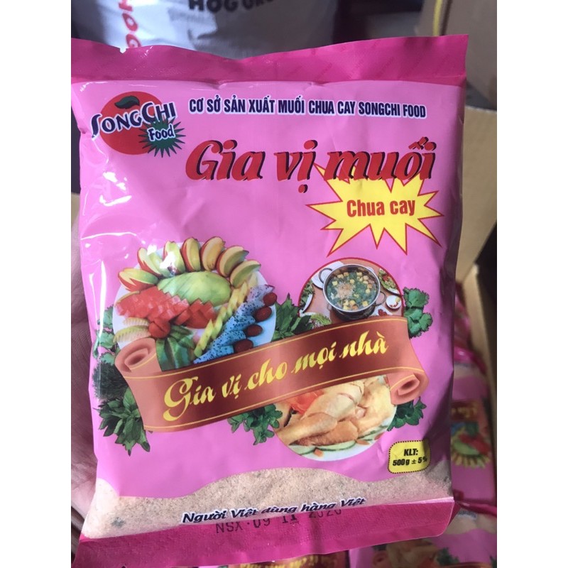Muối chấm chua songchi food/ túi in klt 500gram