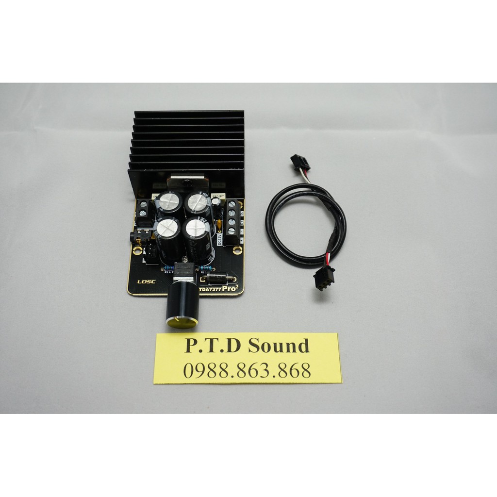 Mạch khuếch đại âm thanh LQSC class AB TDA 7377 35w*35w. DIY ampli cho loa di động hoặc để bàn từ PTD Sound