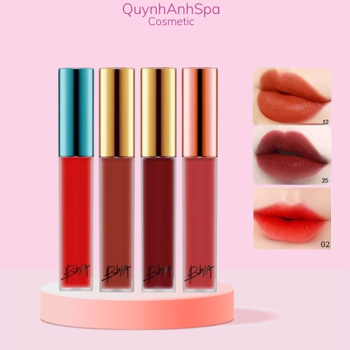 Son kem lì Bbia không trôi chính hãng Hàn Quốc Last Velvet Lip Tint màu đỏ cam Quynhanhspa20