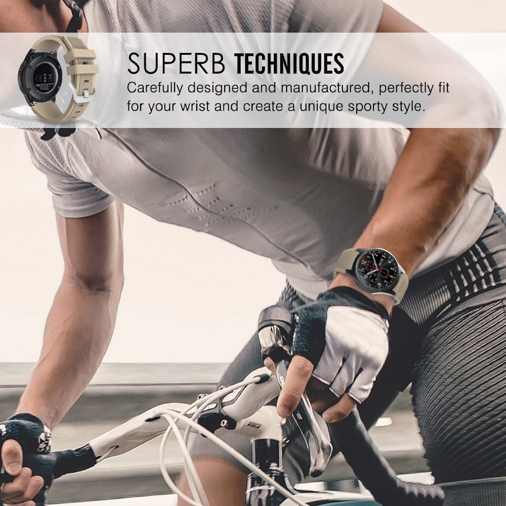 Dây Đeo Silicon Khóa Kim Loại Cho Đồng Hồ Thông Minh Ticwatch Pro 3 E2 S2 GTX