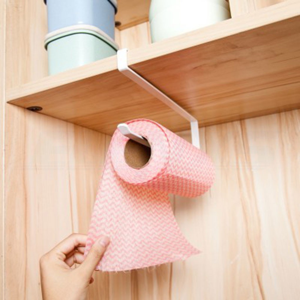 Giá treo khăn giấy cuộn gắn cửa tủ bếp tiện lợi chất lượng cao