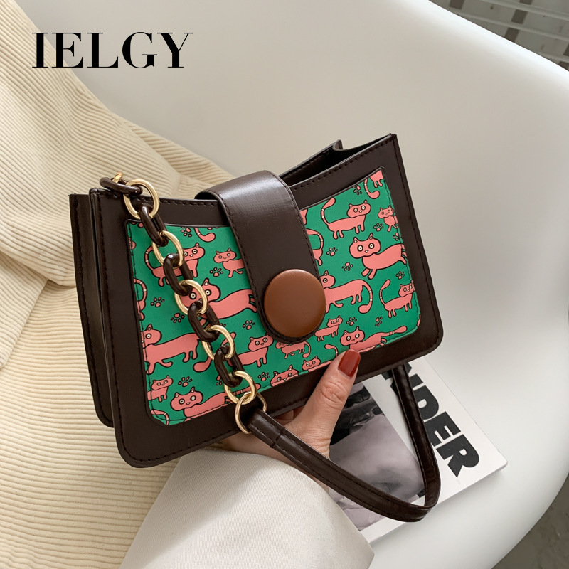 Túi Đeo Vai Nữ In Hình Quả Dâu Xinh Xắn