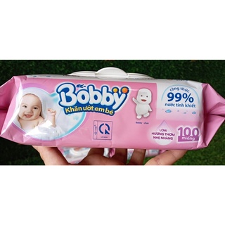 khăn ướt bobby 100 tờ