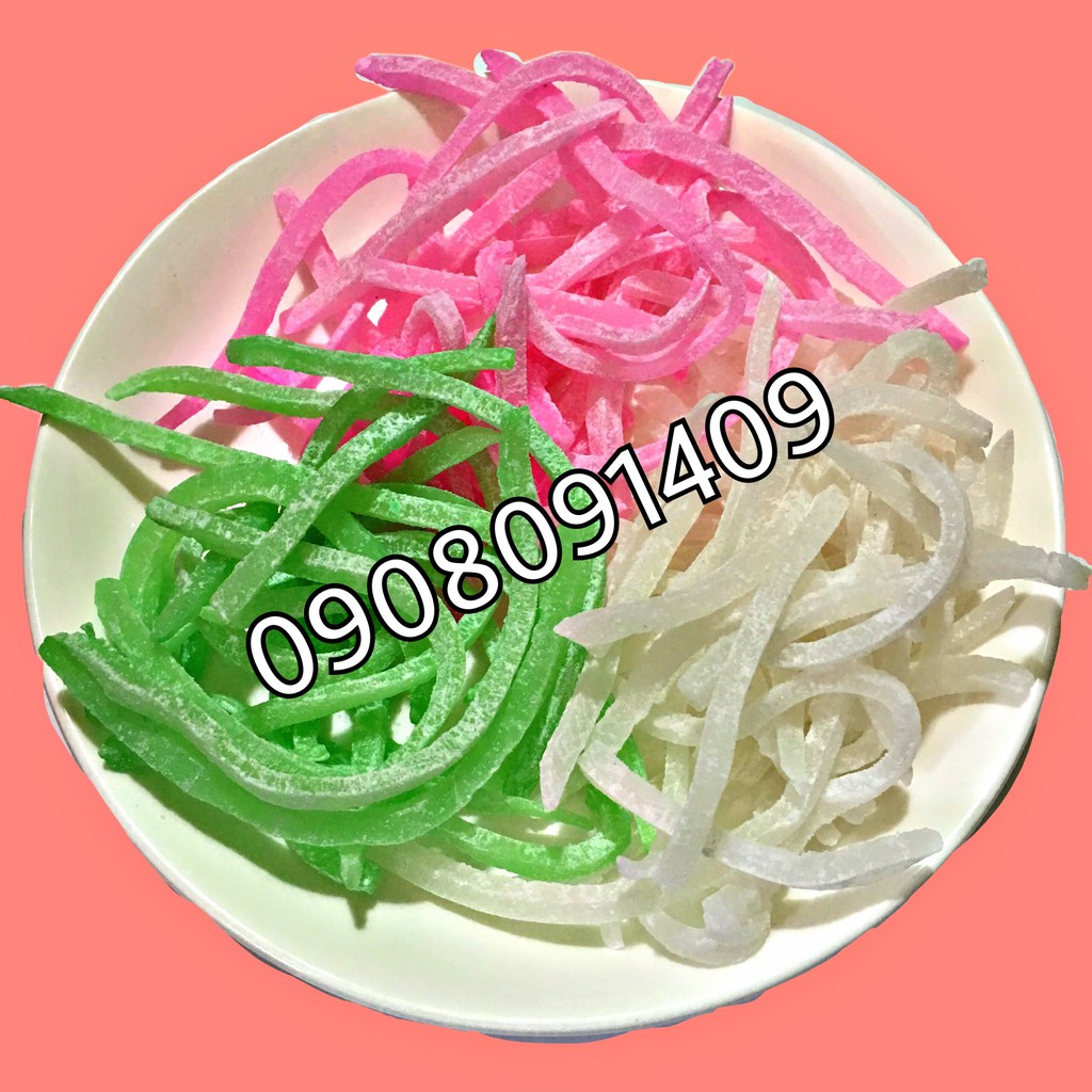 Mứt Dừa Tăm Hai Nga 500gr