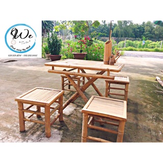Bộ bàn ghế tre cực đẹp