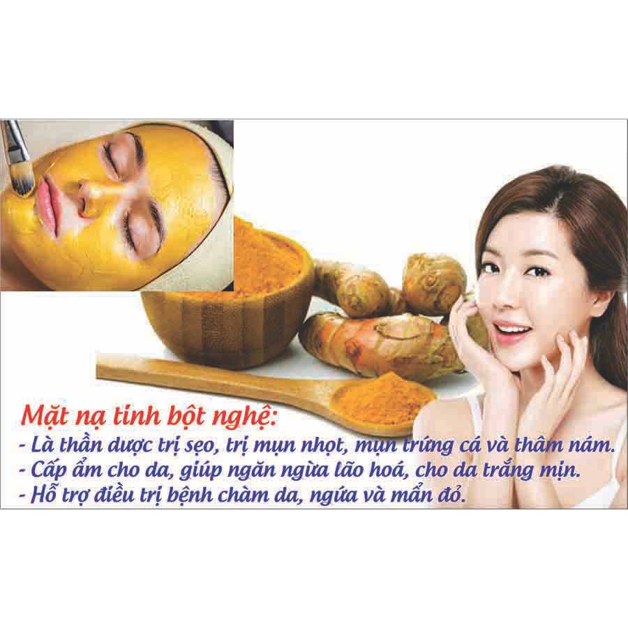 300G Tinh bột nghệ nguyên chất (uống và đắp mặt)