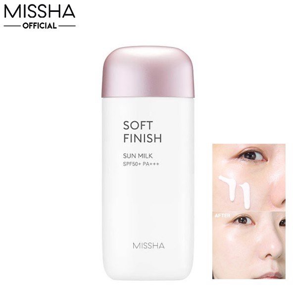 Kem chống nắng Missha V.elvet Finish Sun Milk spf 50+ - HONGS BEAUTY