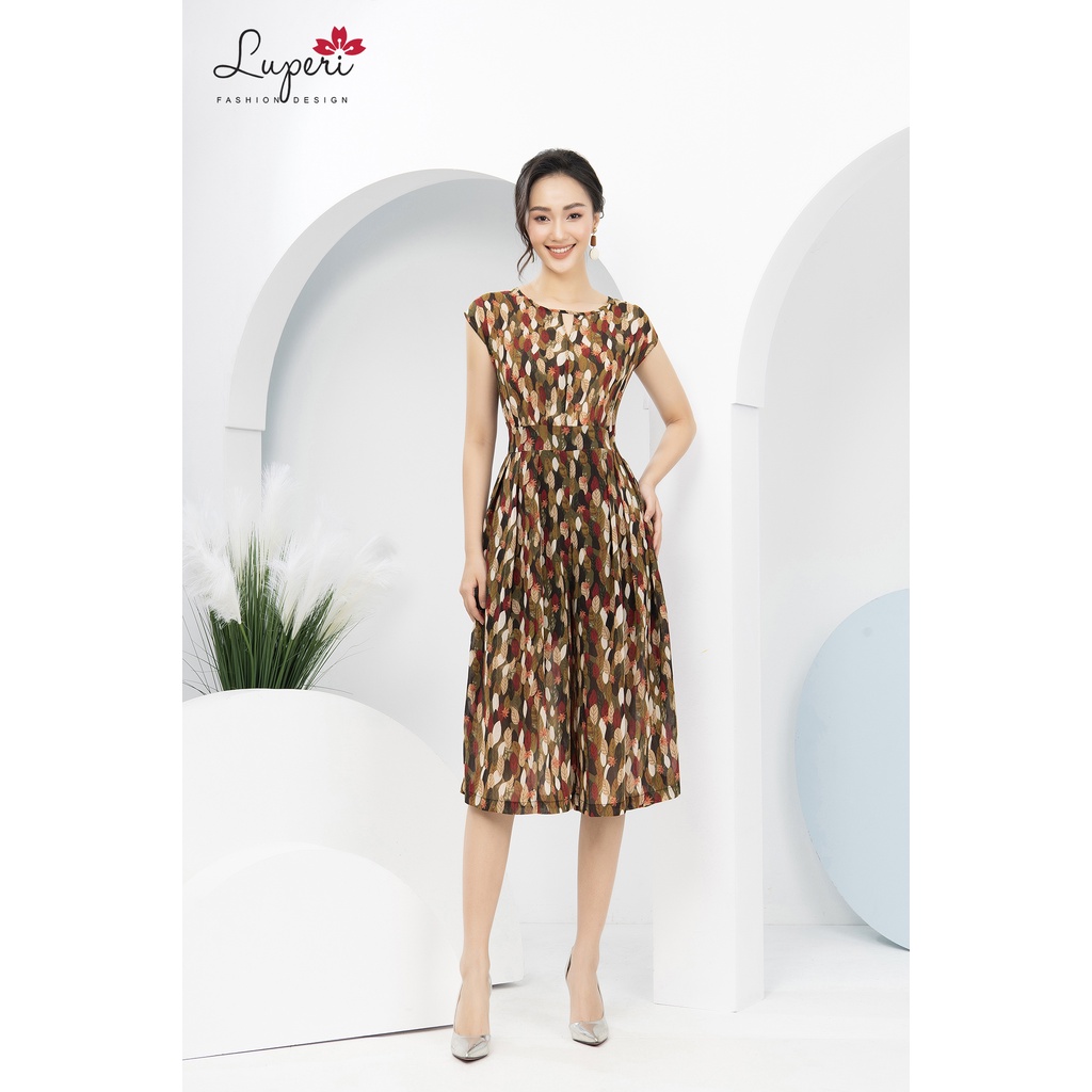Bộ Nữ Jumpsuits Thiết Kế Luperi LFJ768 Chất Liệu Voan Cao Cấp mềm mại, không nhăn, thoáng mát