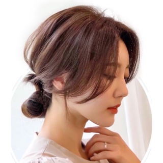 tóc 2 mái bay Hàn Quốc làm bằng tóc thật
