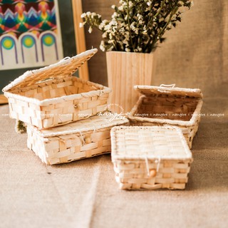 Hộp đựng quà mây tre đan cao cấp
