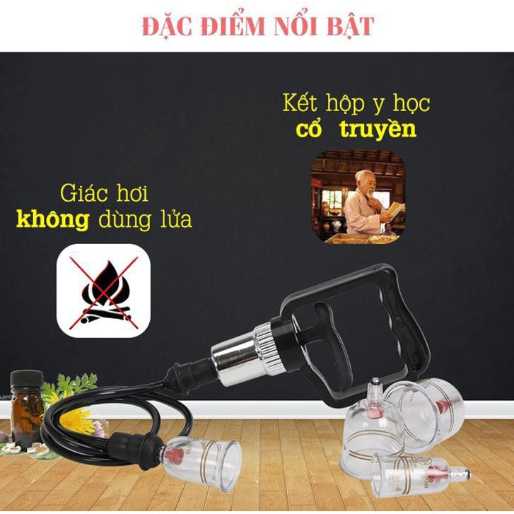 Giác hơi không dùng lửa Duy Thành ( 15 ống) YSH02