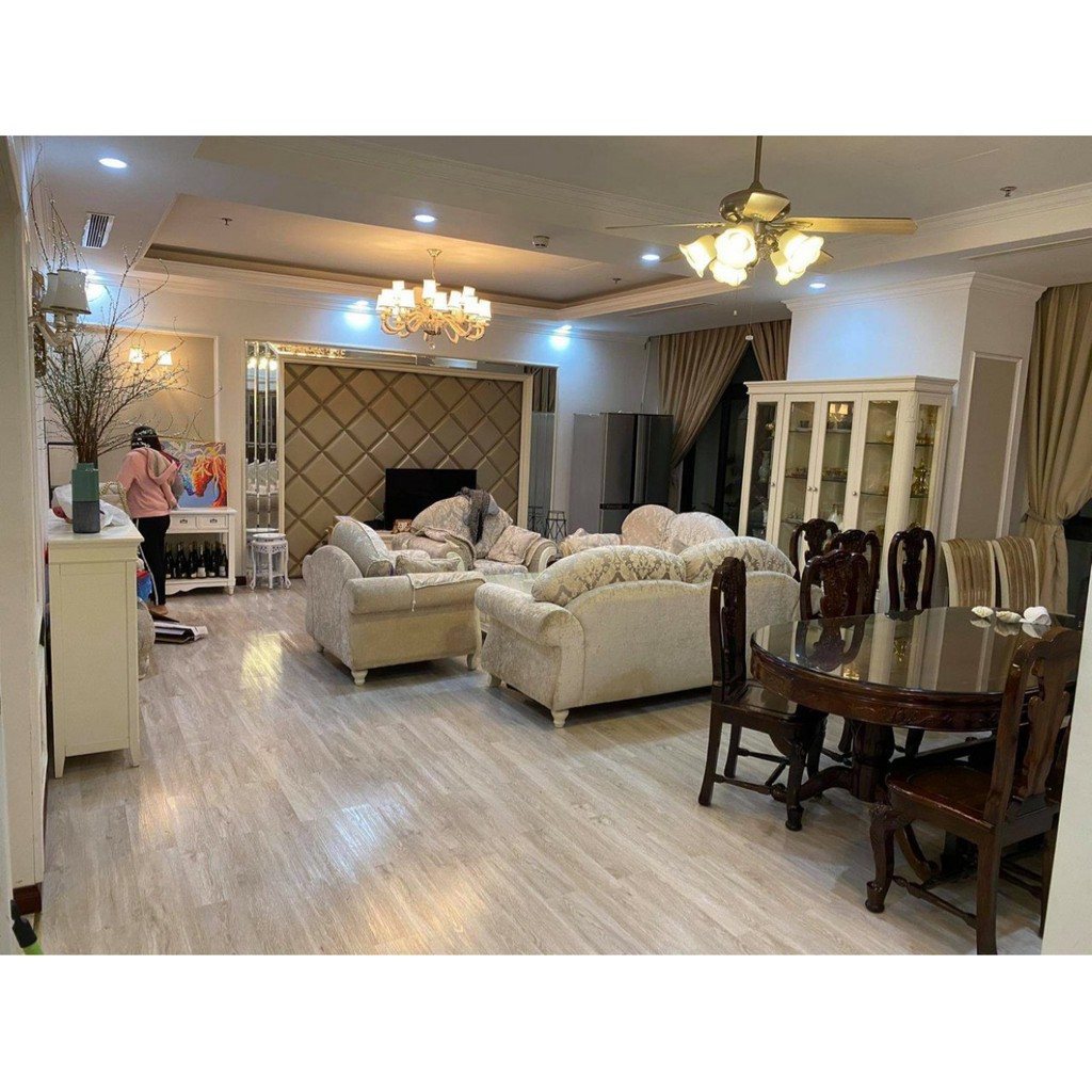 Combo 5m2 Sàn Nhựa Giả Gỗ Keo Tự Dán, NHẬN THI CÔNG