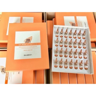 Bộ Tinh Chất  serum cá hồi Suiskin 28 Days Salmon DN Ampoule Của Hàn Quốc (serum cá hồi )( set 28 ống mẫu mới )