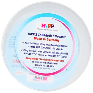 Sữa HiPP Combiotic Organic 2 800g