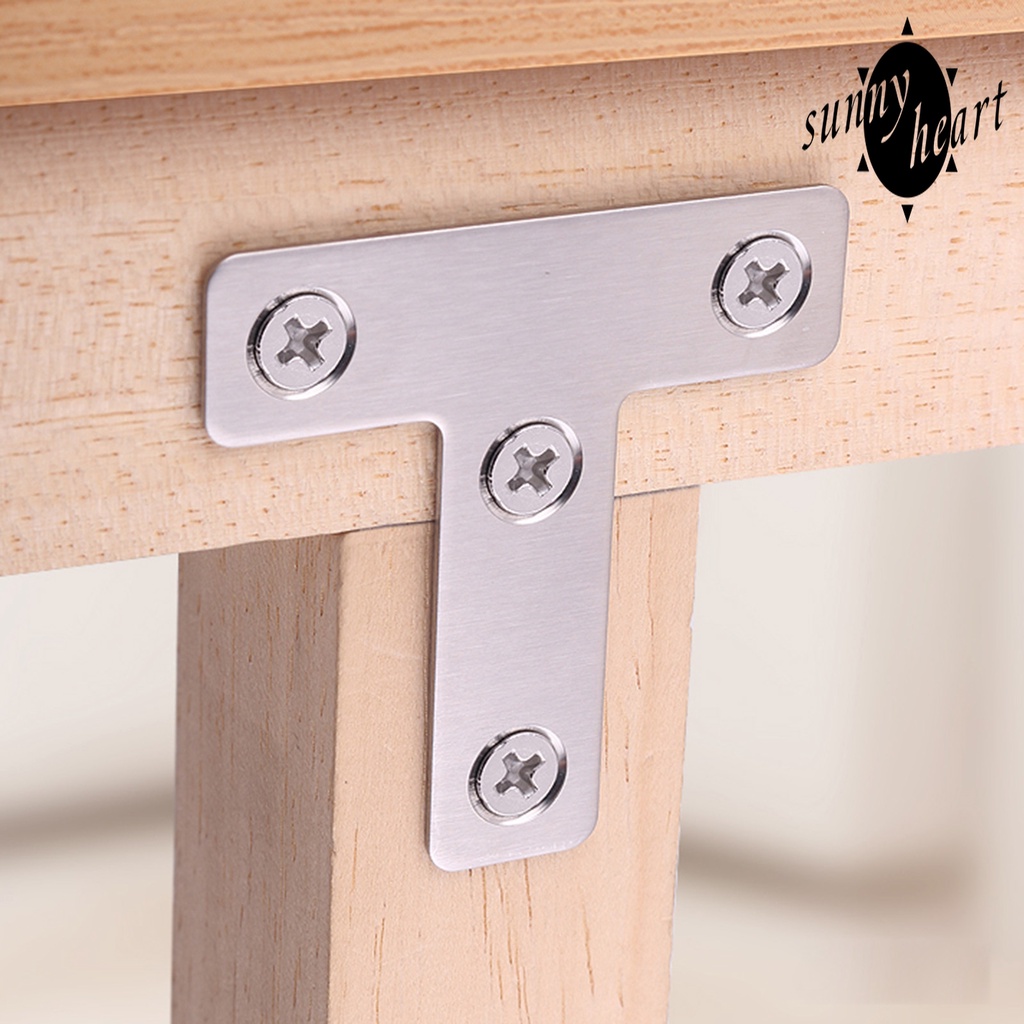 Set 10 Giá Đỡ Hình Chữ T 40/50/60/80mm Dùng Gắn Góc Cửa