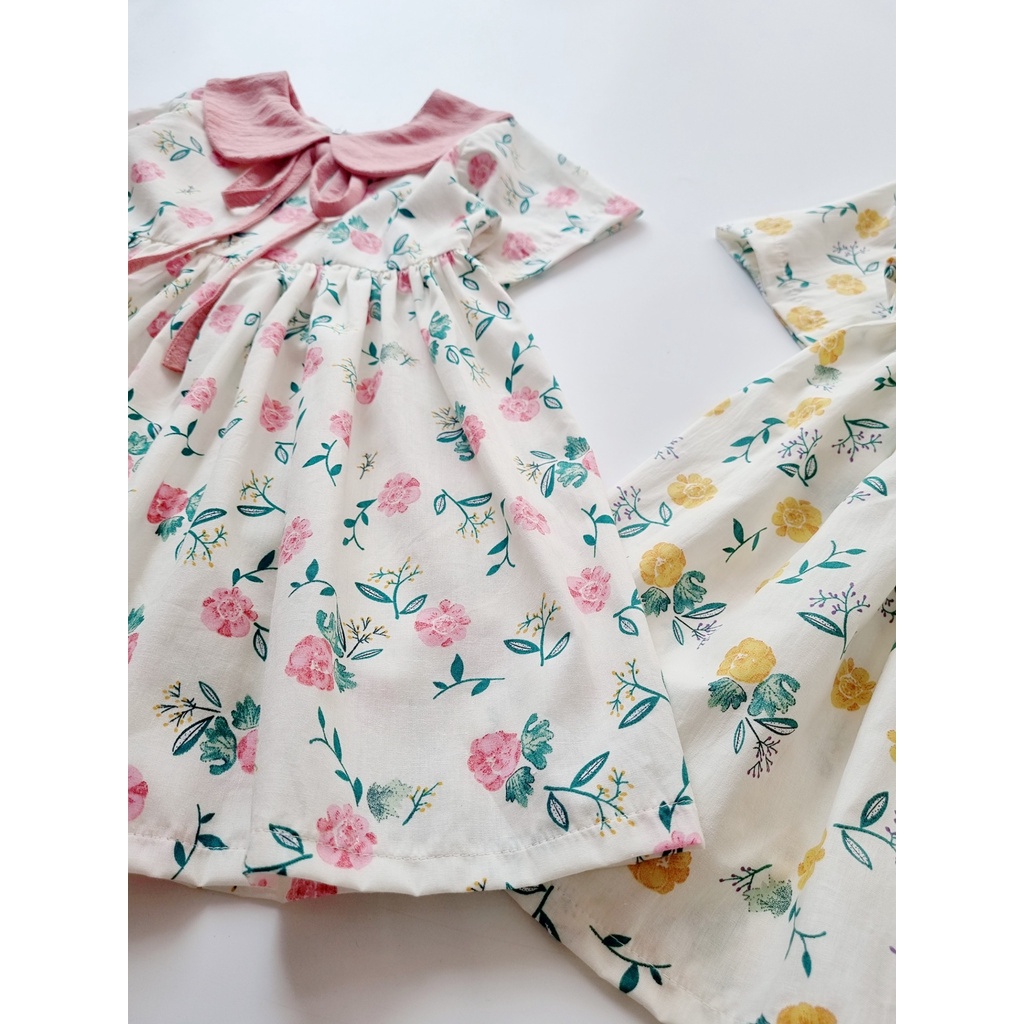 Váy bé gái mùa hè chất liệu mềm mát ⚡ 𝗙𝗥𝗘𝗘𝗦𝗛𝗜𝗣 ⚡ Đầm cho bé gái họa tiết hoa nhí dễ thương