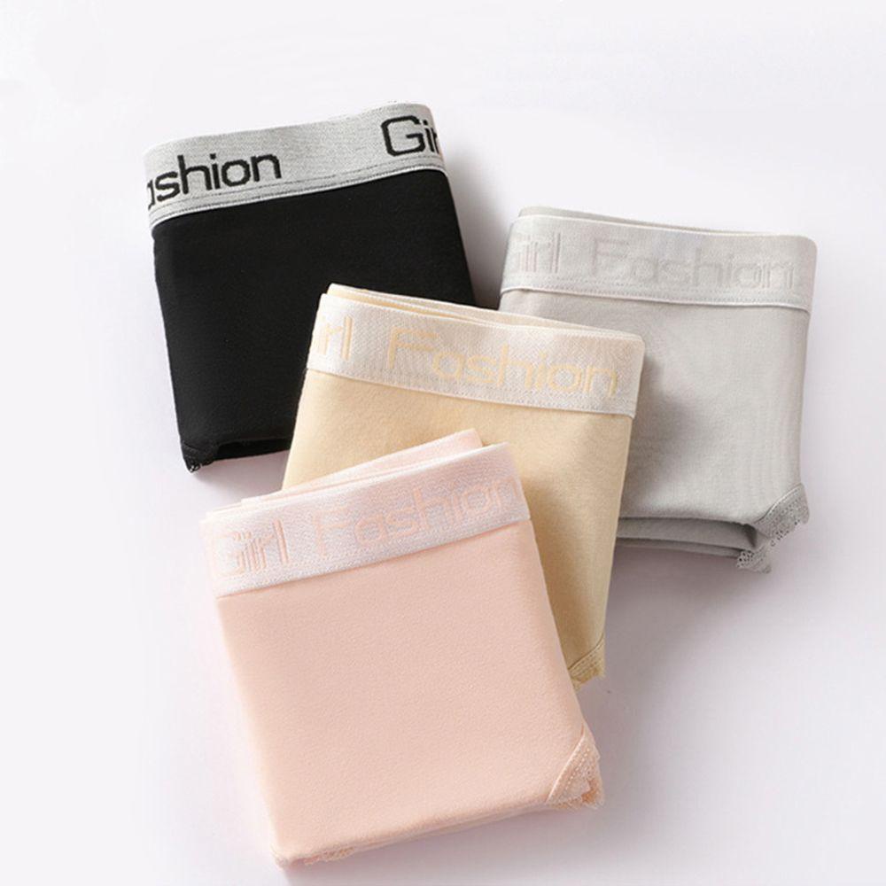 Quần Lót Nylon Lọt Khe Màu Trơn Eo Giữa In Chữ Thời Trang Gợi Cảm Cho Nữ