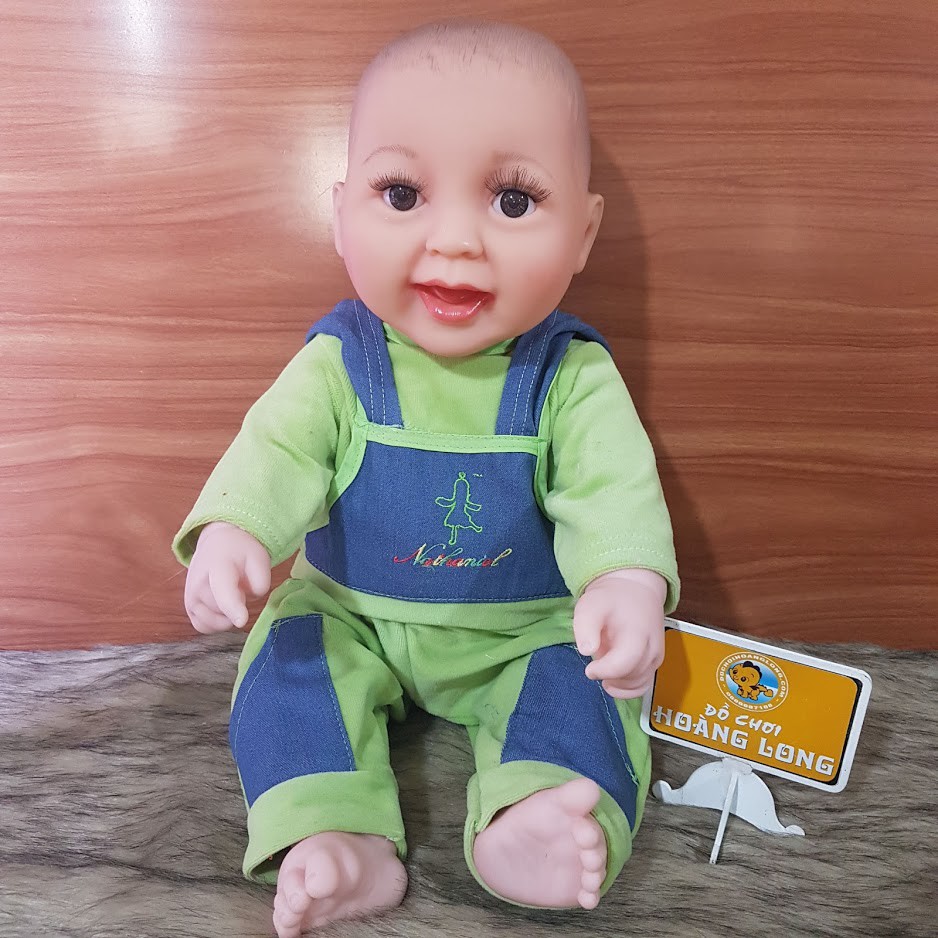 Búp bê nhựa cao cấp bé trai Nathaniel 48 cm- Mặt cười tươi
