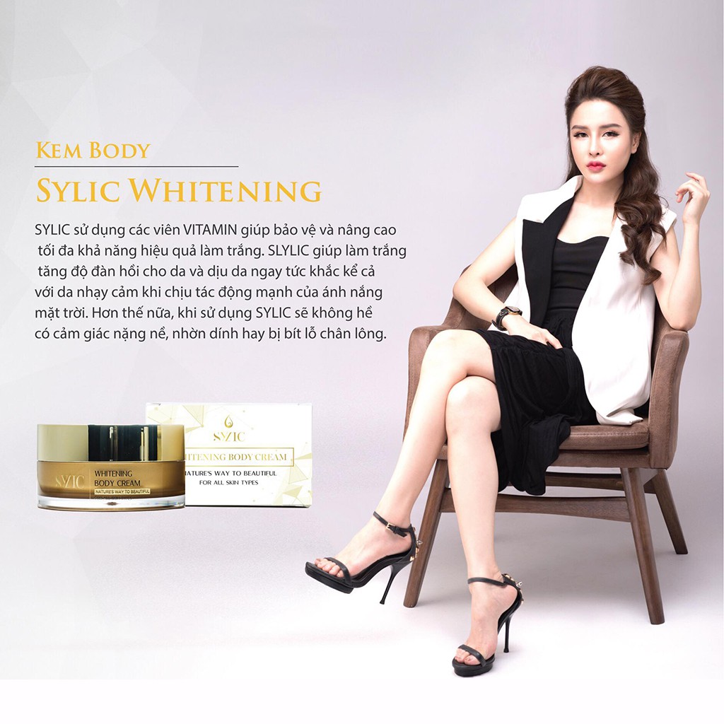 Kem Dưỡng Trắng Da Toàn Thân Sylic Whitenning Body Crea