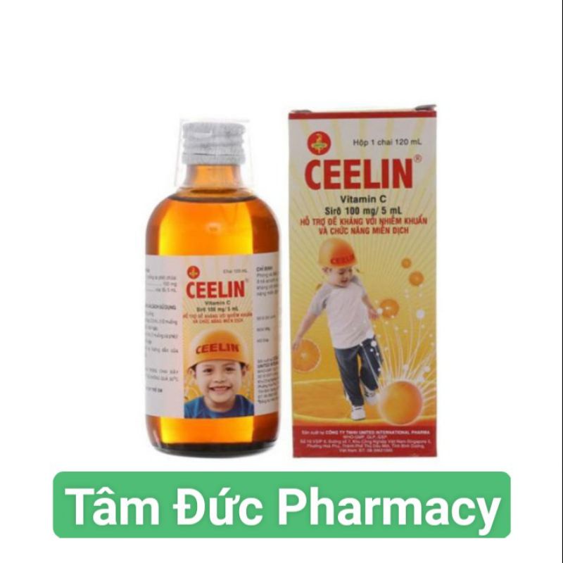 Ceelin vitamin C tăng cường sức đề kháng cho cơ thể trẻ em