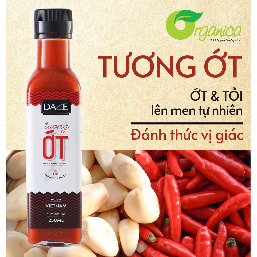 FREESHIP Tương ớt hữu cơ Dace 250ml