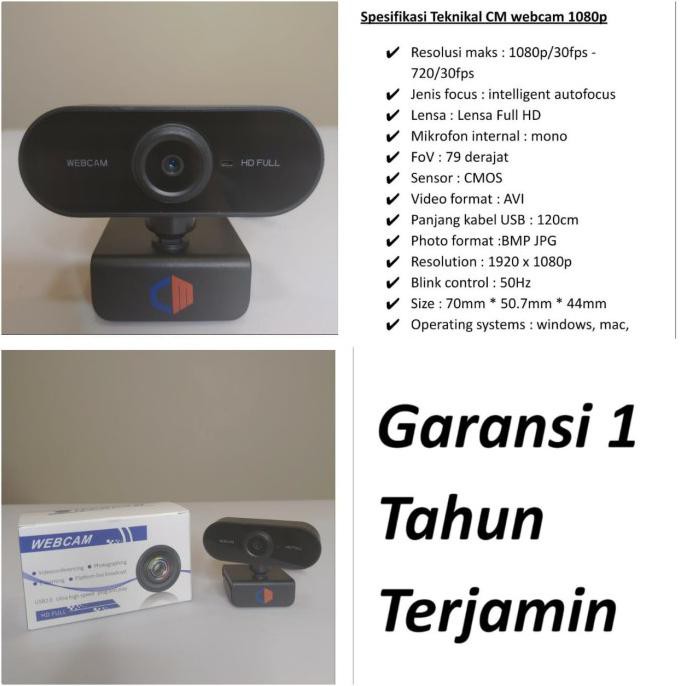 Webcam cm Tự Động Lấy Nét Full Hd / 1080p / C270 C615 / 2 Năm | BigBuy360 - bigbuy360.vn