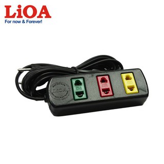 Ổ Cắm Kéo Dài Phổ Thông LIOA 3TC3-2