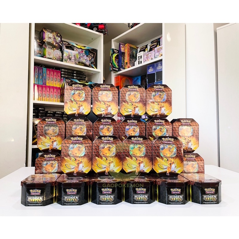 Hộp 4 packs thẻ bài Pokemon TCG: Hidden Fates chính hãng
