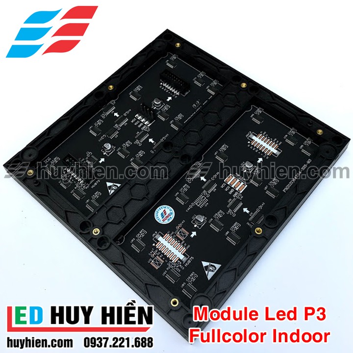 Module Led p3 full color trong nhà _ Led p3 phun màu trong nhà (đủ phụ kiện)