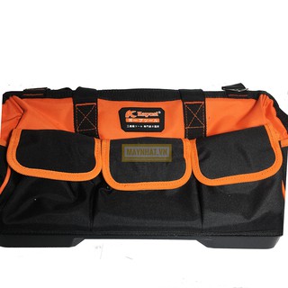 Túi đựng đồ nghề Kapusi nhiều ngăn, đáy nhựa 45cm