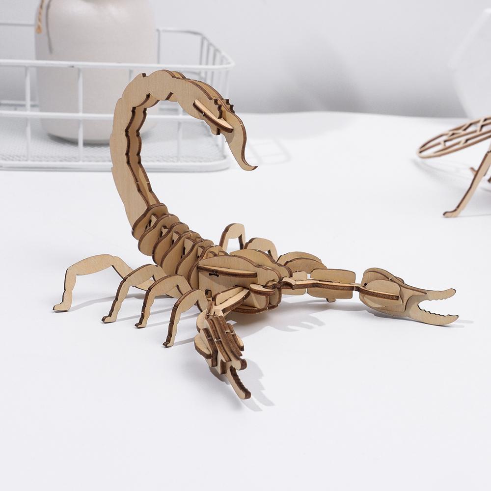 YVE Bộ Xếp Hình 3D 8 Kiểu Bằng Gỗ Cho Bé