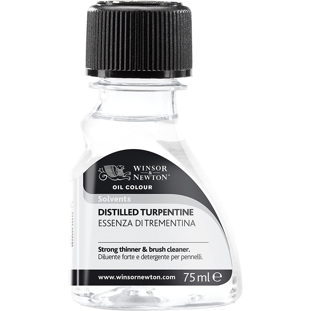 [Dung môi sơn dầu] Dầu thông tinh cất Winsor &amp; Newton Distilled Turpentine - 75ml