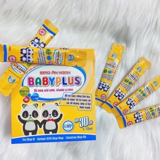 SIRO ĂN NGON BABY PLUS - GIẢI PHÁP CHO TRẺ BIẾNG ĂN, TÁO BÓN, SUY DINH DƯỠNG, SỨC ĐỀ KHÁNG KÉM, KHÔNG TĂNG CÂN