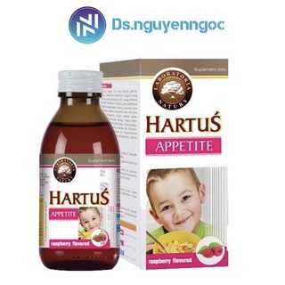 Siro Hartus Appetite chai 150 ml, cải thiện chứng biếng ăn cho trẻ