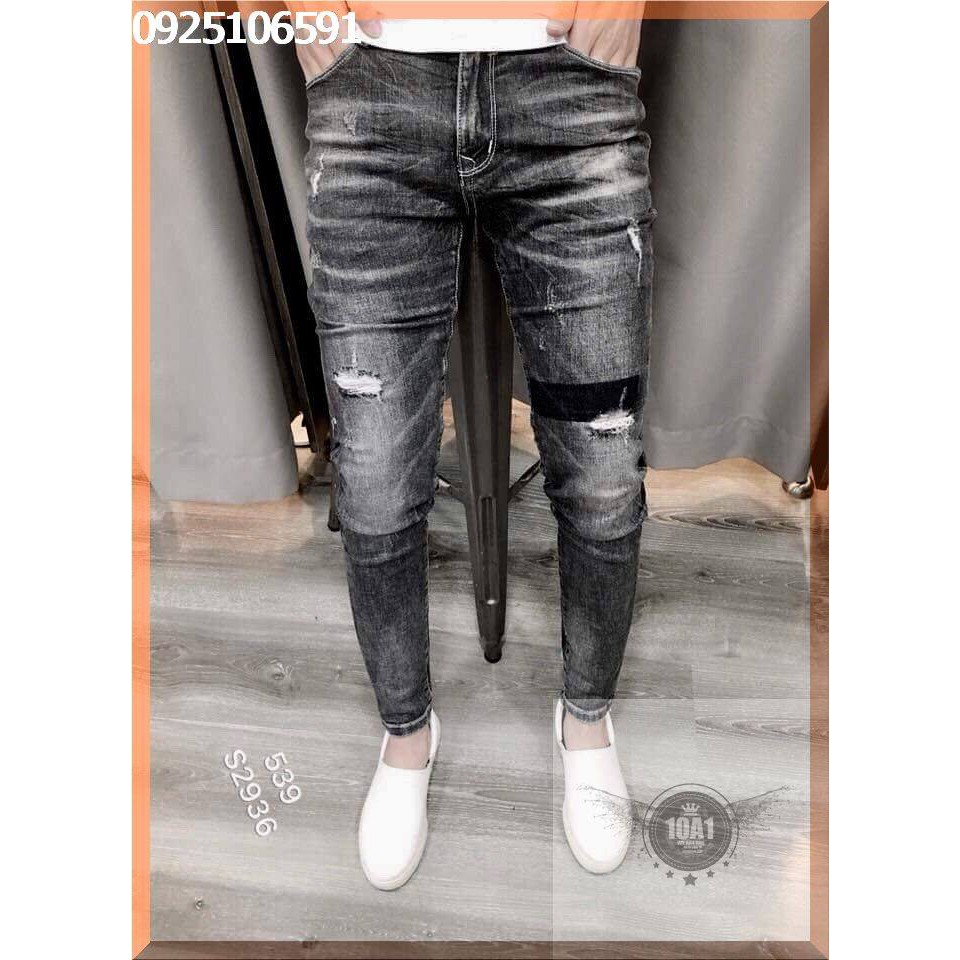 [FREESHIP-TRỢ GIÁ SHOPEE] Quần jean nam rách dạo phố | Quần bò nam rẻ đẹp | quần jeans nam thời trang