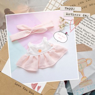 Váy baby hồng 🍑 ( outfit doll 20cm)