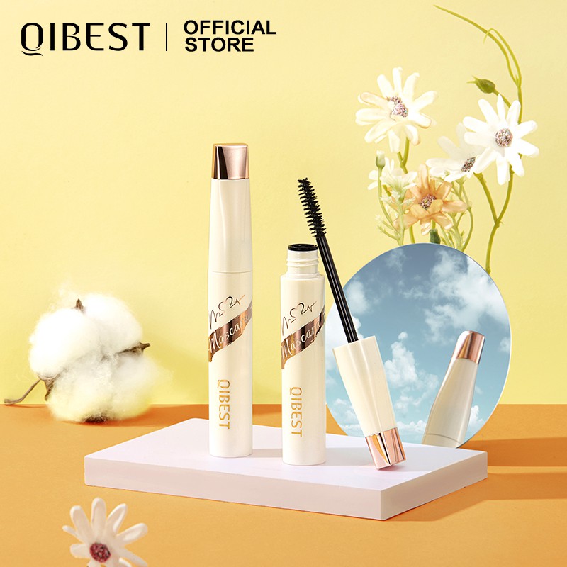 Set Mascara+ Dụng Cụ Uốn Mi QIBEST Trang Điểm Làm Đẹp Mắt Lâu Dài 45g | BigBuy360 - bigbuy360.vn