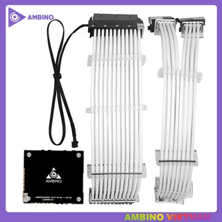 Bộ dây nguồn RGB 24P+ 2x8P VGA Ambino RainPow (Phiên bản mới nhất rực rỡ sắc màu)