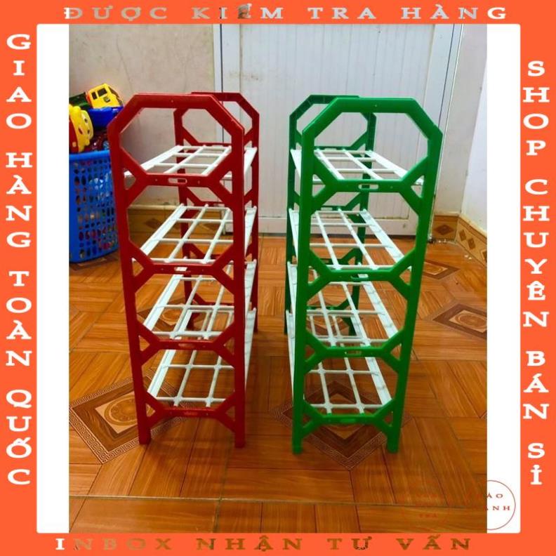 Kệ để giày dép đa năng 4 tầng kệ sách đa năng hàng mới về dễ dàng sử dụng