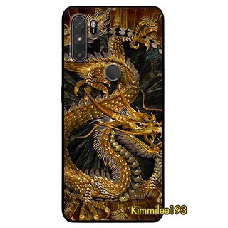 Ốp Lưng Dành Cho Vsmart Active 3 mẫu Rồng Nền Đen