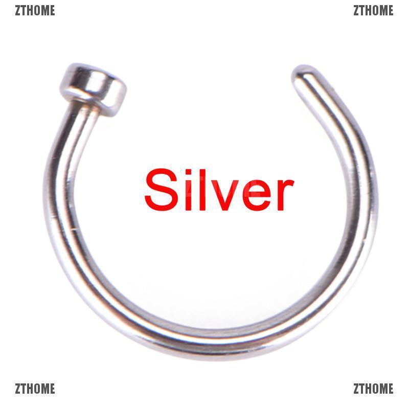 Khuyên mũi bằng thép không gỉ dùng cho y tế màu tùy chọn cá tính thời trang