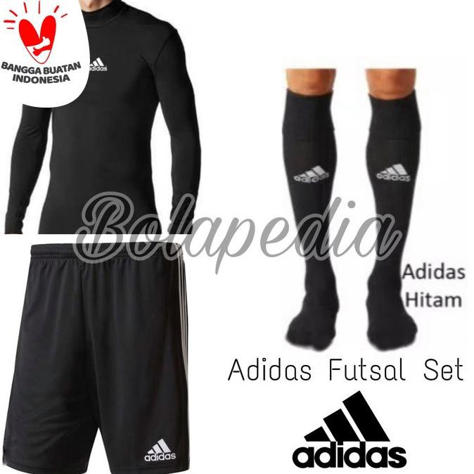 Bộ Đồ Thể Thao Adidas Gồm Khuy Măng Sét Nhiều Lớp + Quần Dài + Tất Thể Thao