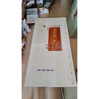 Mặt bàn máy may 1 kim điện tử ( có kèm bộ cao su kê máy và bảng lề)