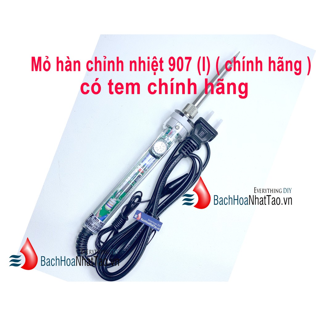 Mỏ hàn chỉnh nhiệt 907 (I)  có tem chính hãng